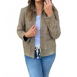 NEW MAURITIUS yaima jacket in light sage